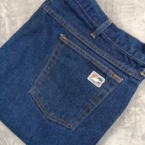 Flame Resistant FR Mens 41x36 Big & Tall Durable Tyndale Workwear Denim Jeans